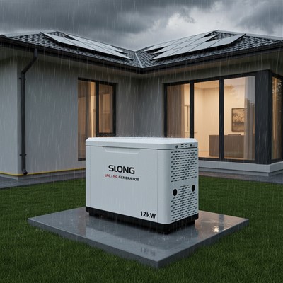 10 KW Petrol Rumah Tenang LPG Penjana Gas Asli Tri-Kuasa Kediaman Bahan Api