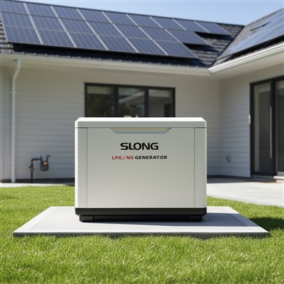 10kw 12kw Penjana Gas Senyap Rumah LPG Gas Asli Serasi Dual-Sandaran Bahan Api